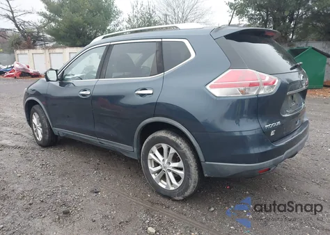 2016 Nissan Rogue Sv из США, поврежденный, VIN KNMAT2MV0GP636755